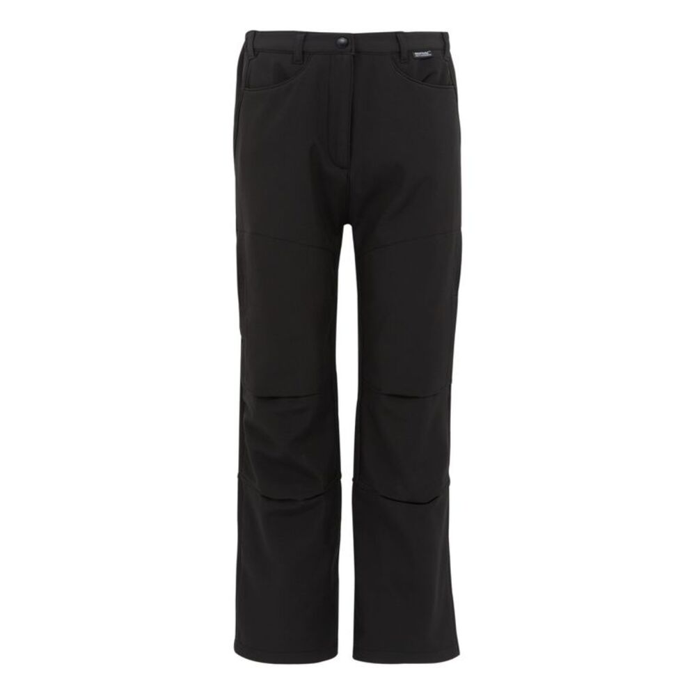 Regatta Childrens/Kids Softshell Hiking Trousers / Black